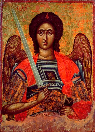 Icon of the Angel Michael, Greek by Unbekannt Unbekannt